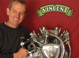 Vincent restoration expert Phil Mahood