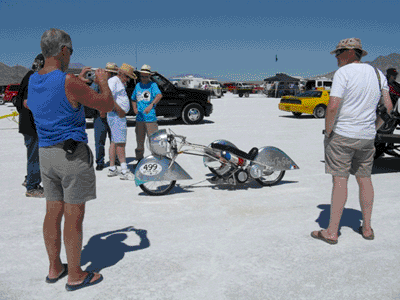 sidecar from France at Bonneville