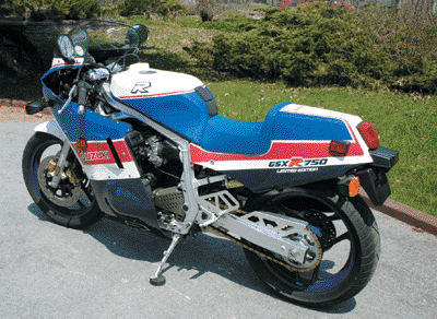 Suzuki GSX-R750 LTD 1986 oil and air cooled