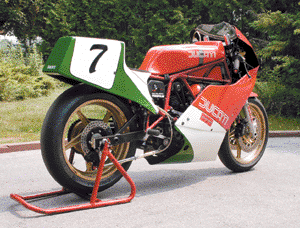 Ducati Race bike, 1984 TT2 750cc v-twin
