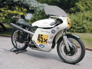Norton Manx500 cc 4-stroke single cylinder