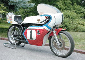 Yamaha 1974 TZ350 Grand prix race bike