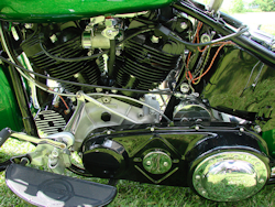 1947 Harley-Davidson EL Knucklehead engine view image