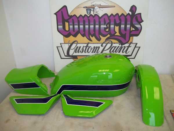 Custom Paint by Connery's custom paint based on the original Eddie Lawson factory racers colours